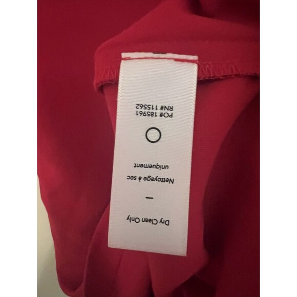 Likely Long Sleeve “Manhattan” Dress Size 4 Red - Picture 8 of 10